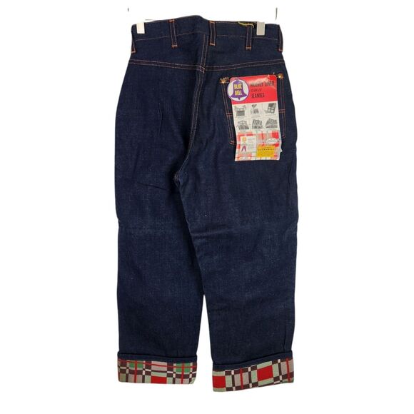 Vtg 40s 50s Jeanies By‎ BLUE BELL Jeans Girls' 12 Medium Warmly Lined Deadstock - Picture 2 of 11